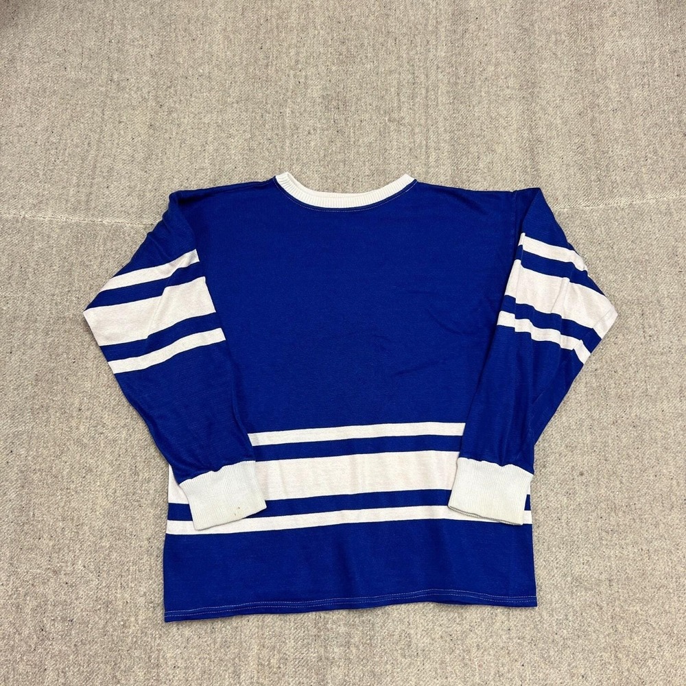 Vintage 1960s Hockey Jersey Mens Small Blue Toronto Maple Leafs
